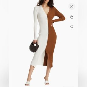 STAUD Shoko colorblocked midi